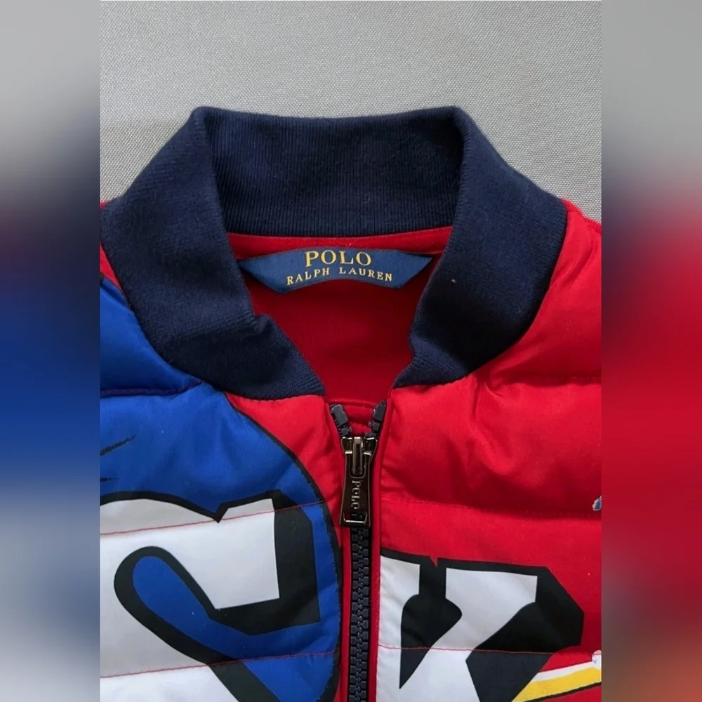 POLO Ralph Lauren Kids BOYS DOWNHILL SKIER 92 HYBRID PUFFER DOWN JACKET.